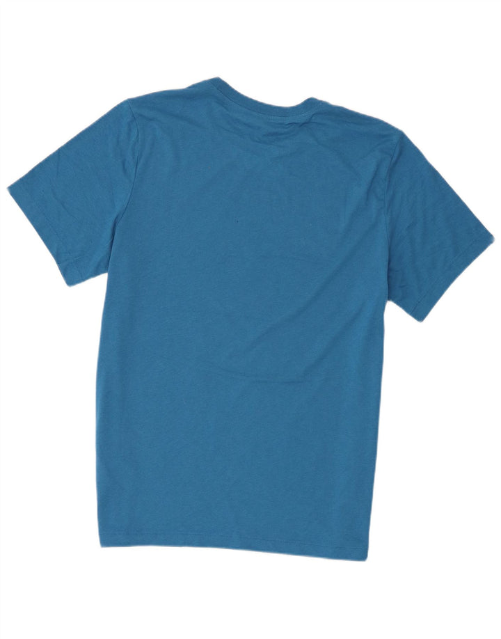 Nike Herre Dri Fit Grafisk T-Shirt Top Stor Blå Polyester