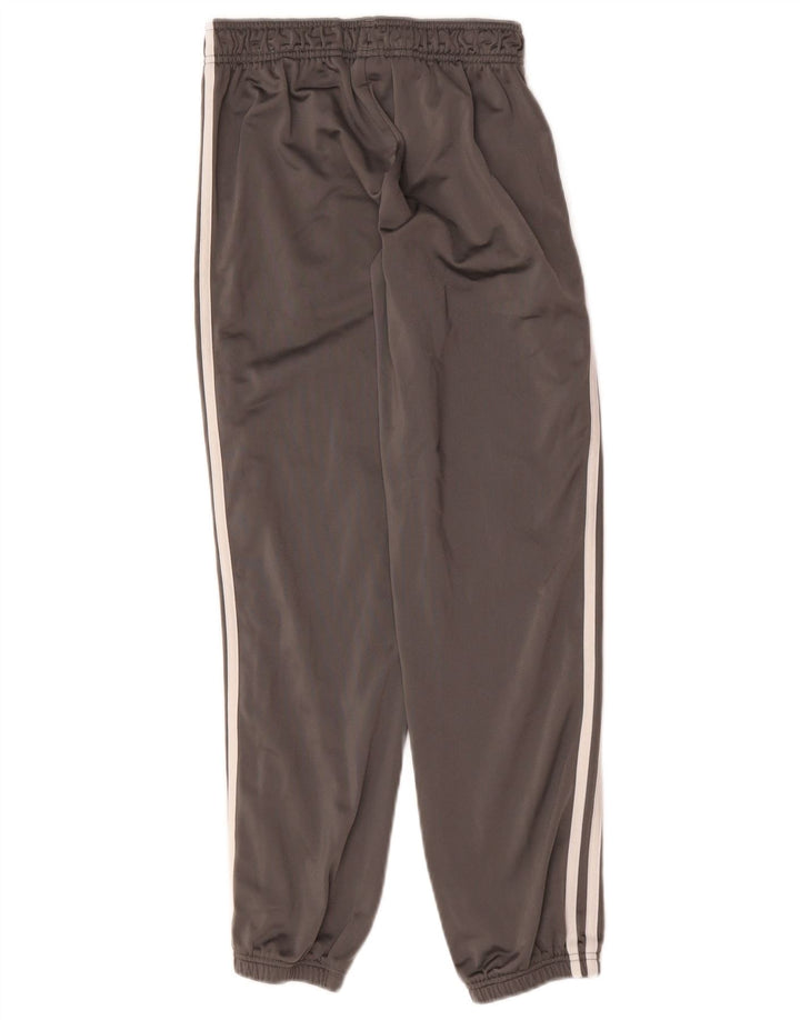 Adidas Drenge Træningsdragt Bukser Joggers 11-12 År Grå Polyester