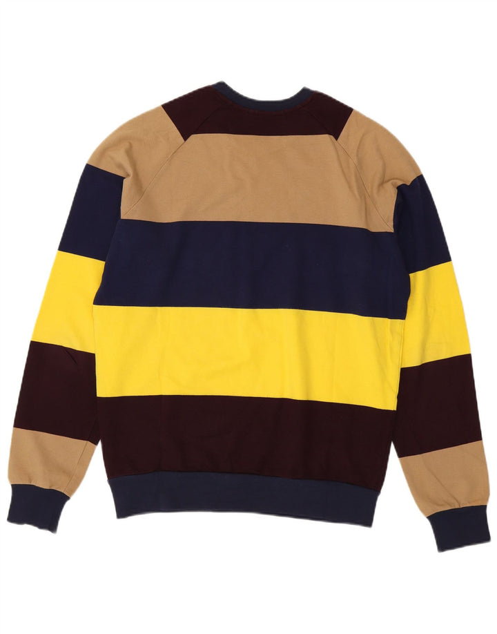 MSGM Herre Sweatshirt Jumper Lille flerfarvet stribet bomuld