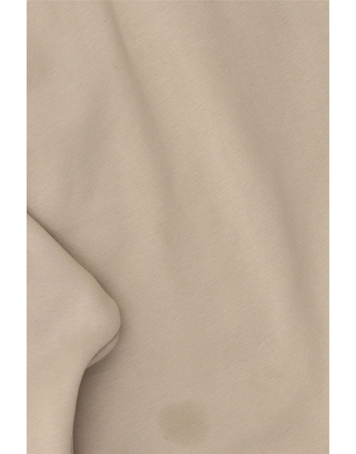 Adidas Herre Grafisk Oversized Hoodie Jumper Small Beige
