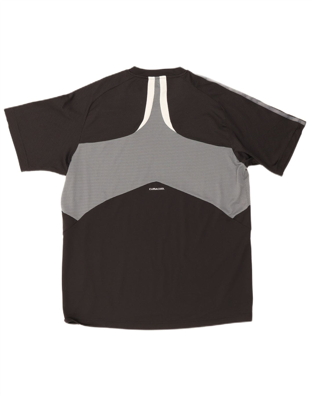 Adidas Herre Climacool T-Shirt Top Stor Sort Colourblock