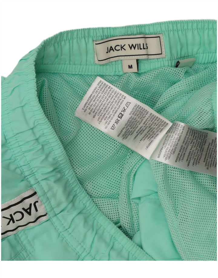 Jack Wills Herre grafiske svømmeshorts Medium turkis farveblok