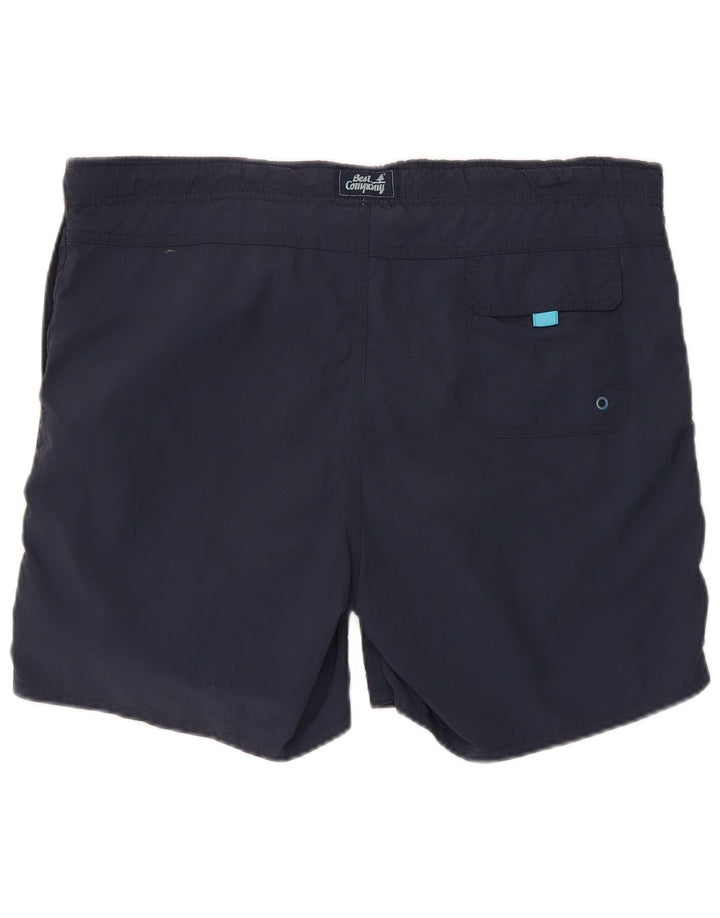 Bedste firma badeshorts til mænd mellem marineblå polyester