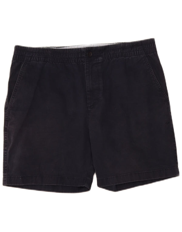 Tommy Hilfiger Herre Chino Shorts Large W34 Navy Blue Bomuld