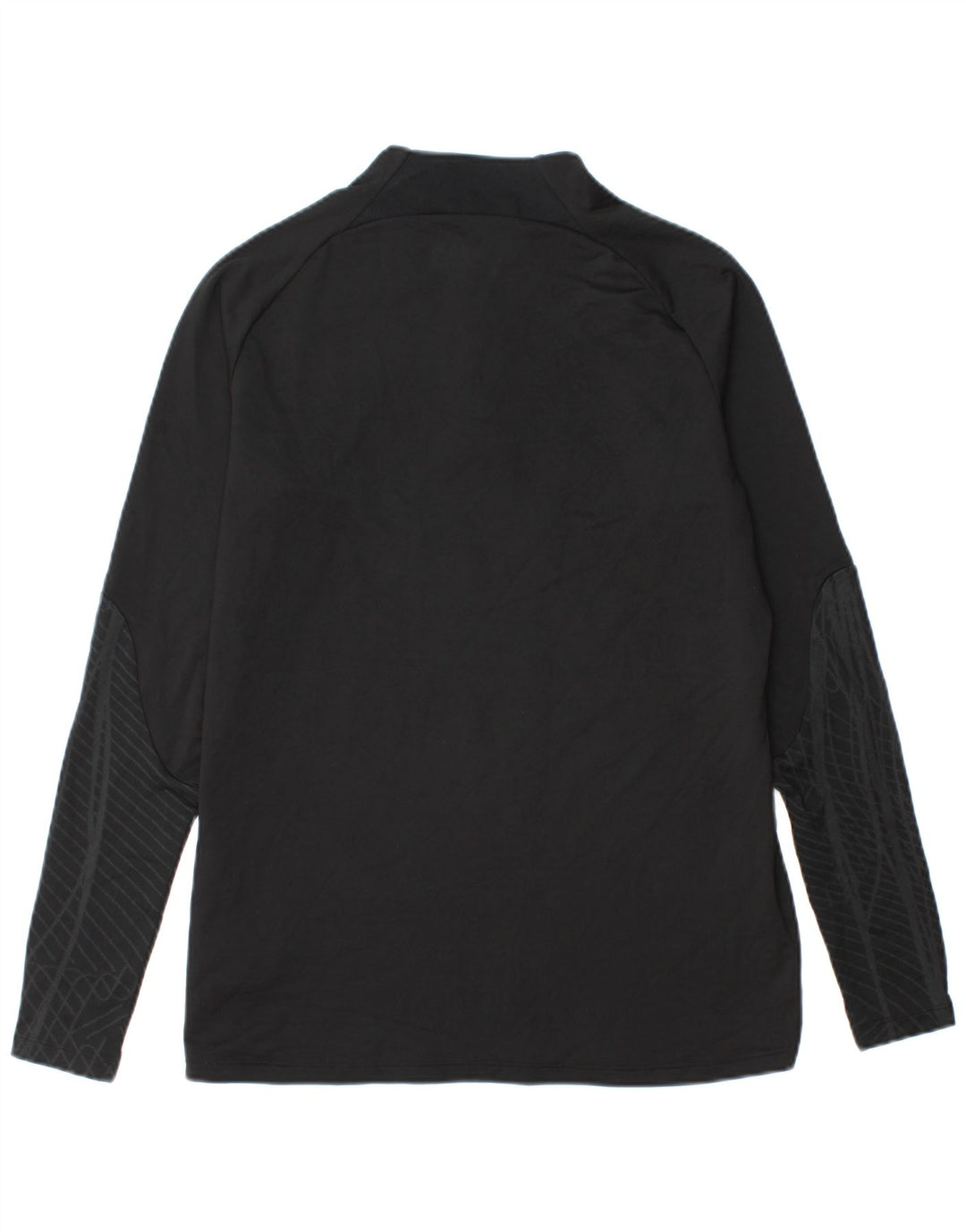 Nike Herre Dri Fit Slim Fit Pullover Træningsdragt Top Medium Sort Geometrisk