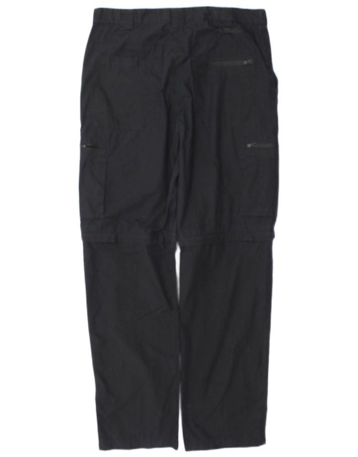 Mountain Warehouse Herre Straight Cargo Bukser W32 L31 Sort Polyester