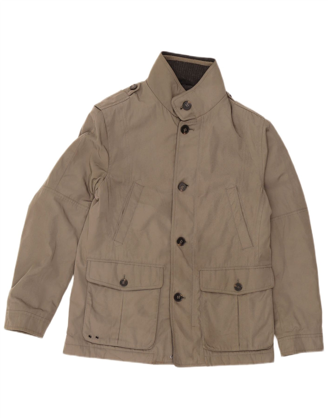 Marks & Spencer Dame Oversized Military Jacket UK 10 Small Beige