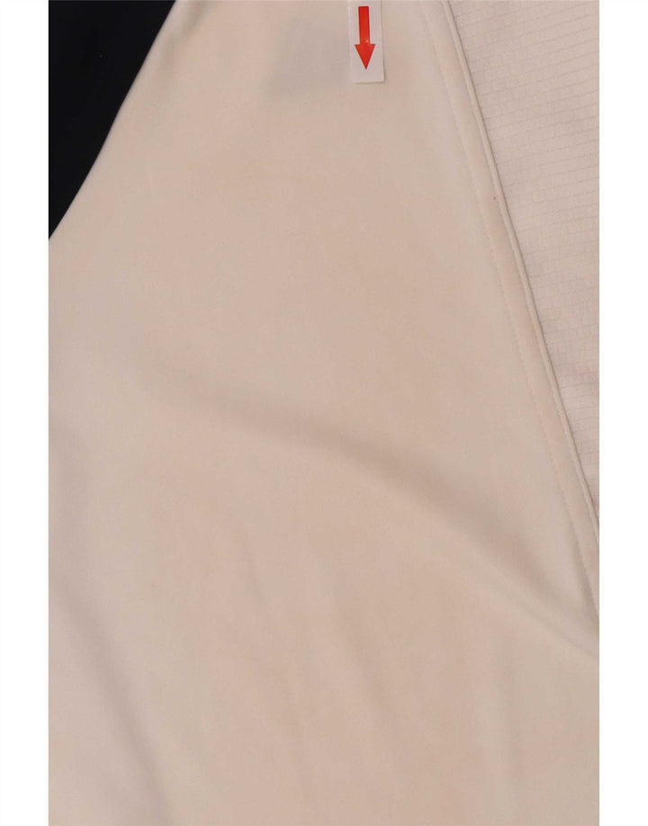 Adidas Herre Clima 365 Polo Shirt Medium White Colourblock Polyester