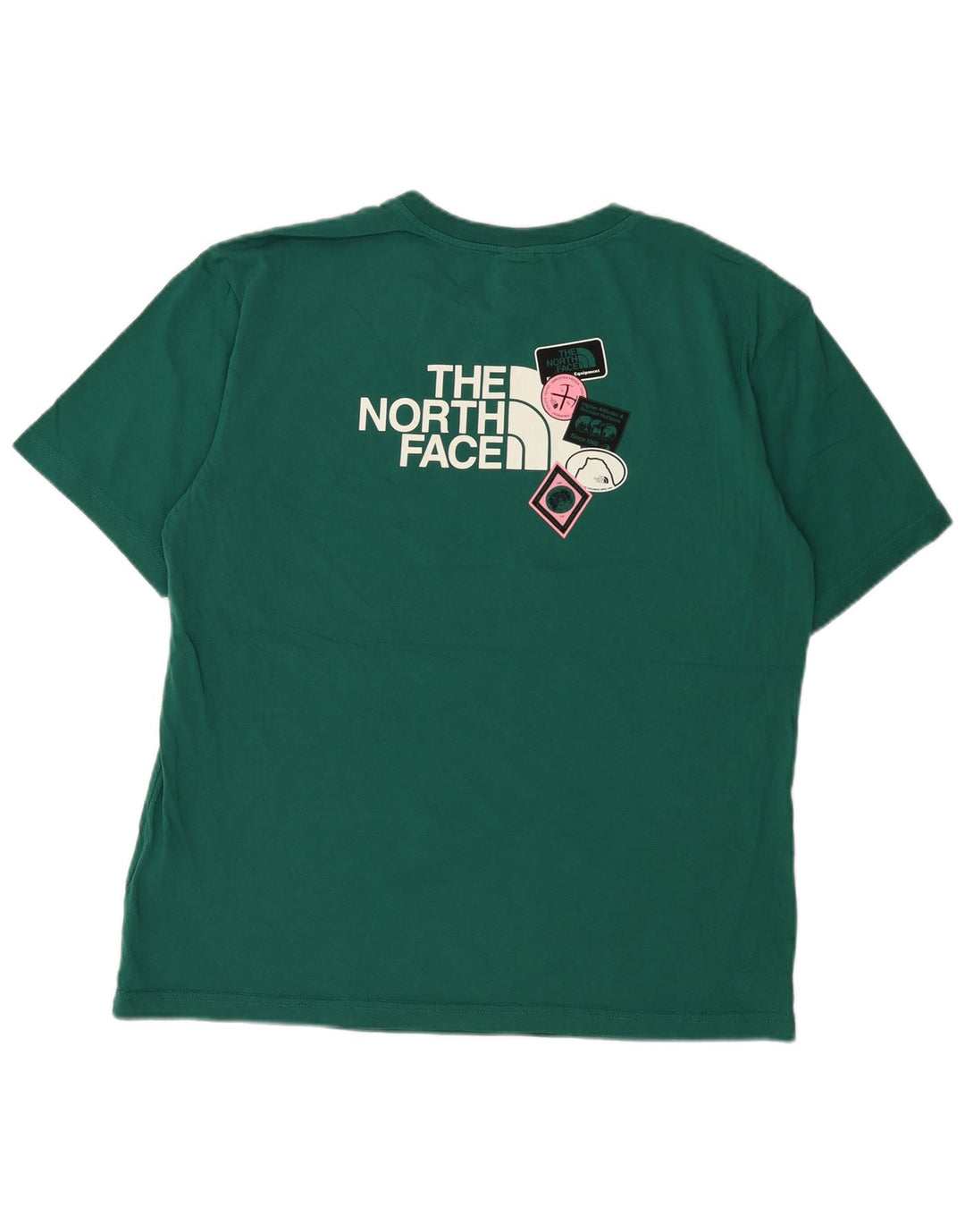 The North Face Herre grafisk T-shirt Top mellemgrøn bomuld