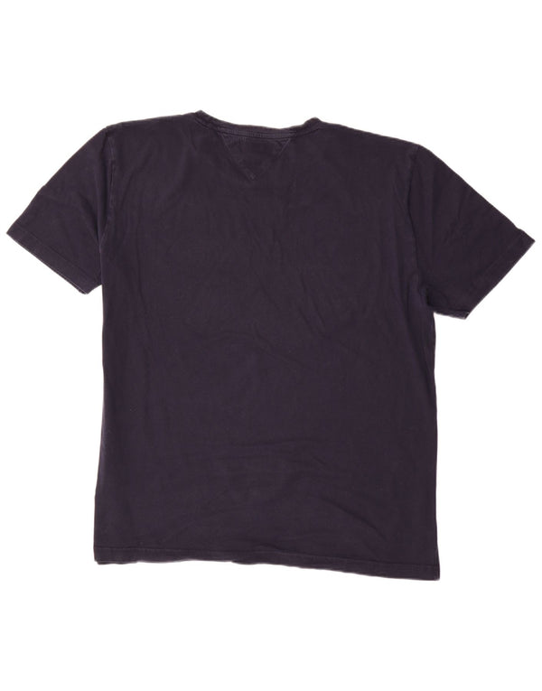 Tommy Hilfiger Herre Regular Fit grafisk T-shirt top 3XL marineblå bomuld