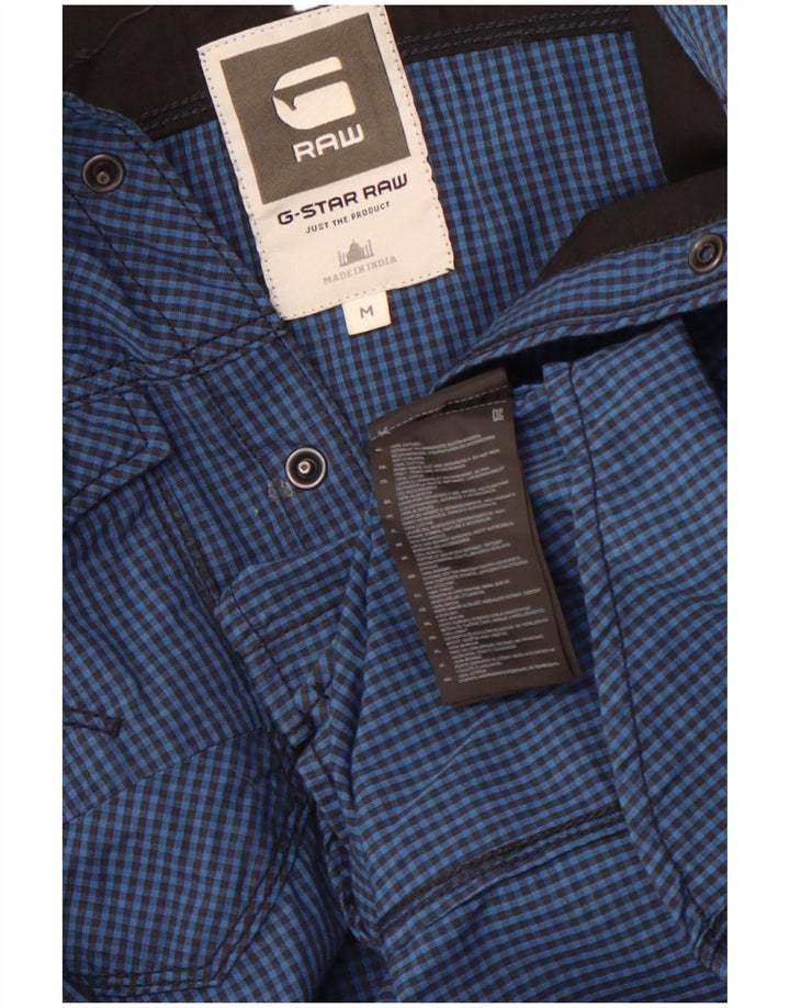 G-STAR Herreskjorte Medium Marineblå Gingham Cotton
