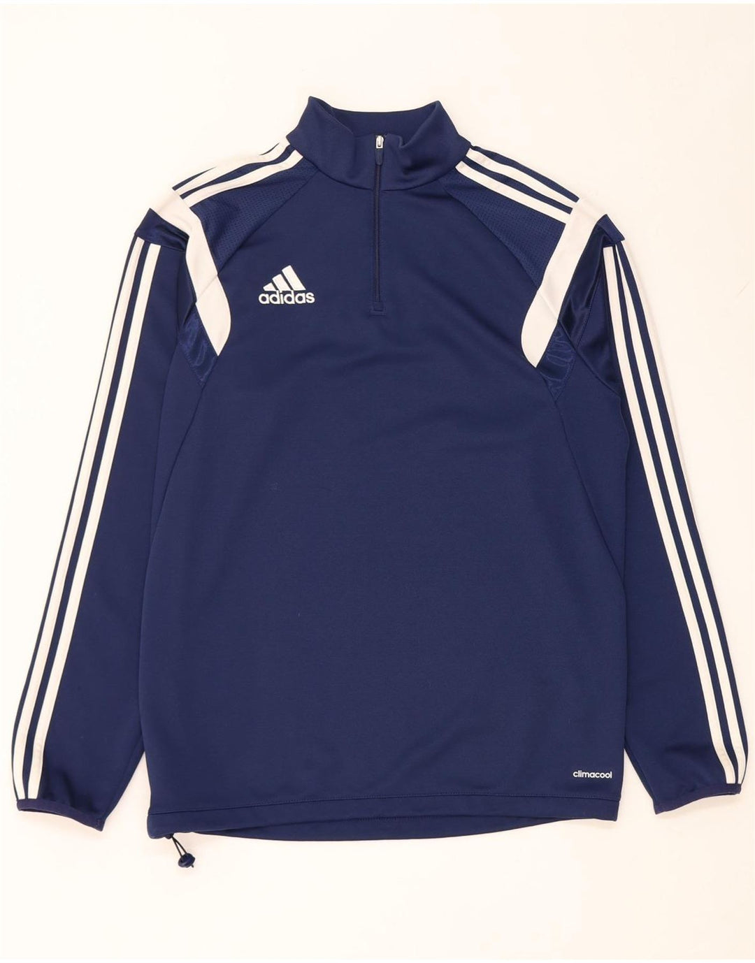 Adidas Herre Climacool Pullover Træningsdragt Top Medium Navy Blue Colourblock