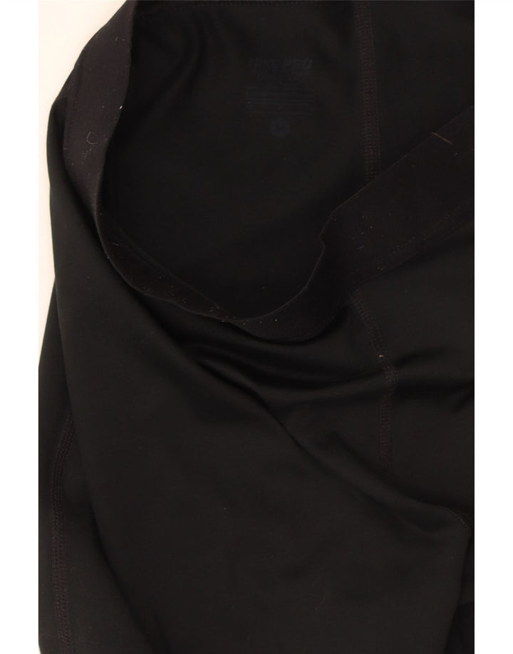 NIKE Womens Capri Leggings UK 14 Medium Black Vintage Nike and Second-Hand Nike from Messina Hembry 