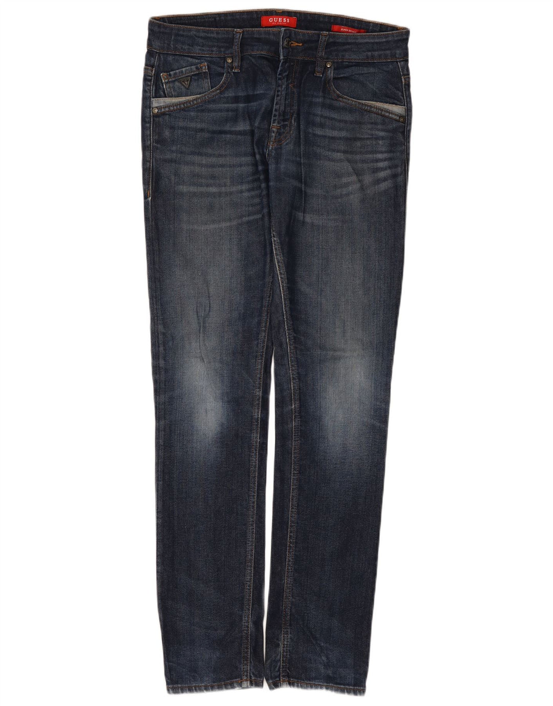 Guess Herre Super Skinny Jeans W33 L32 Blå