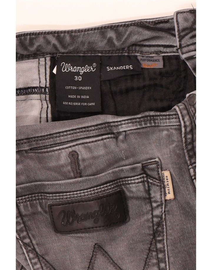Wrangler Skanders Slim Jeans til kvinder W30 L31 Grå bomuld