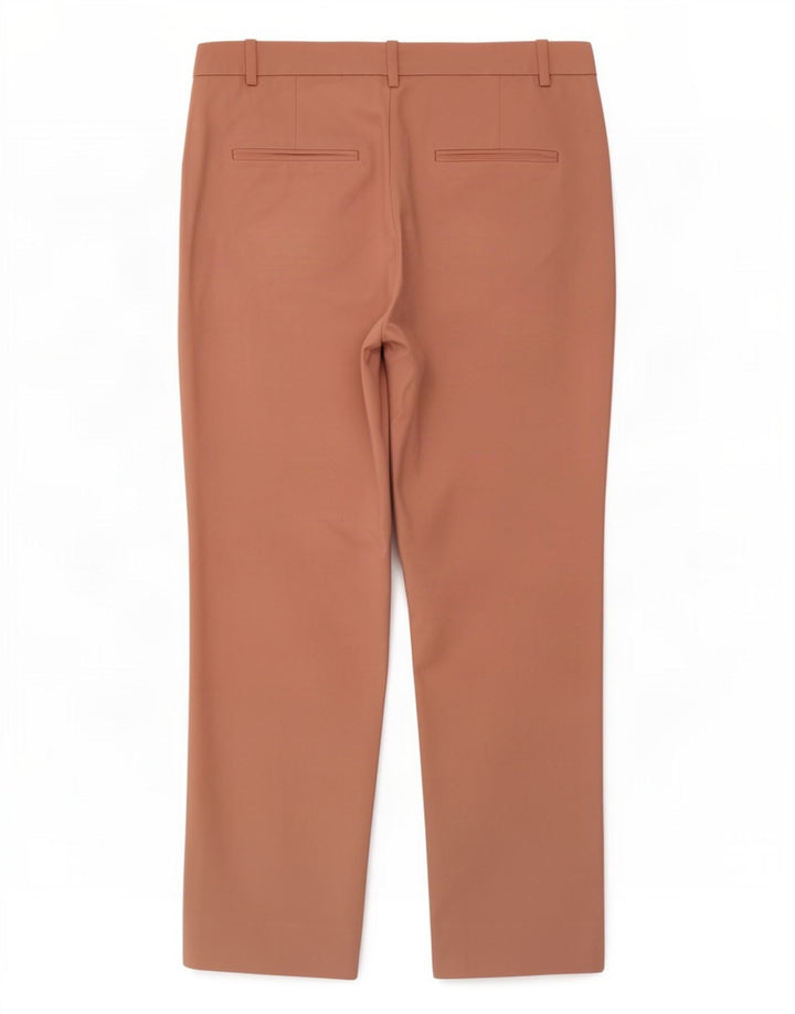 Zara Womens Cropped Trousers EU 40 Medium W30 L24 Pink