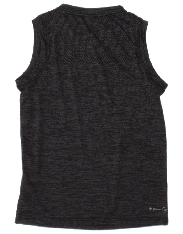 RUSSELL ATHLETIC Drenge Dri-Power Vest Top 7-8 år Medium Grå Flecked