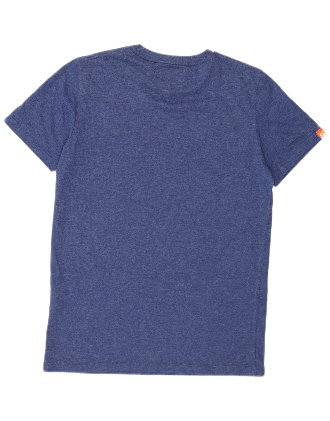 Superdry T-shirt top mellemblå bomuld til mænd