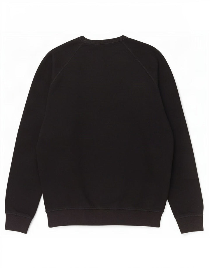 Diesel Herre Grafisk Sweatshirt Jumper Stor Sort Bomuld