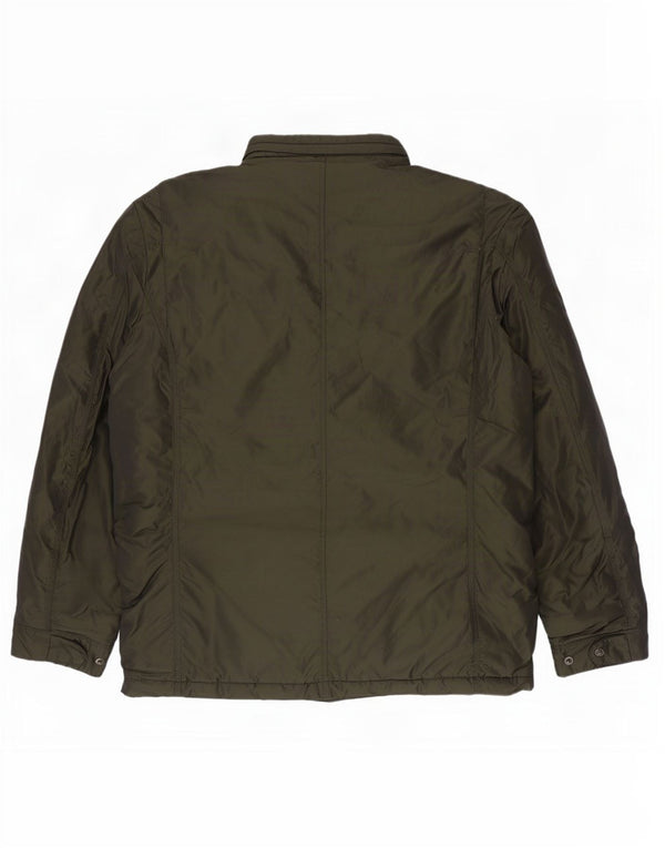 Tommy Hilfiger Herre Hooded Military Utility Jacket UK 38 Medium Khaki