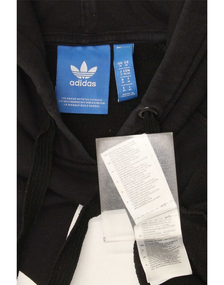Adidas Grafisk hættetrøje til mænd mellem sort bomuld