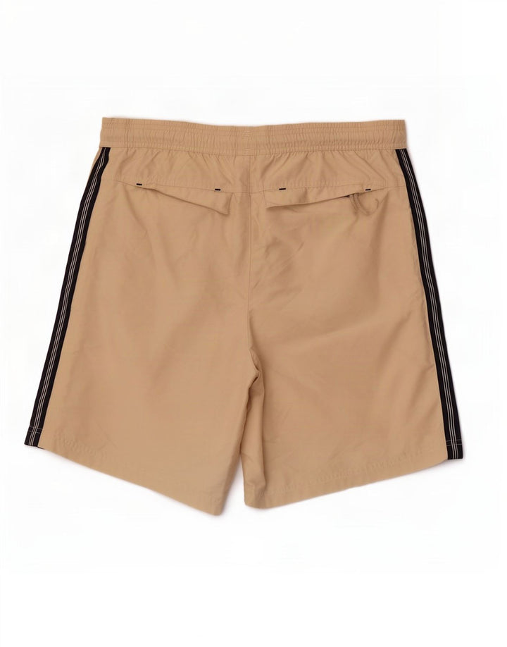 Adidas Herre grafiske sportsshorts Medium Beige Colourblock Polyester