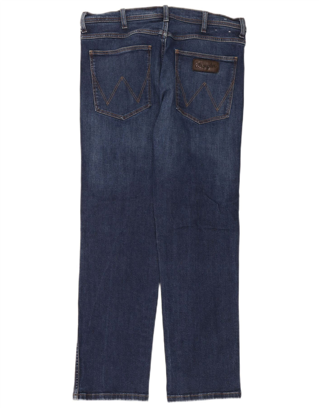Wrangler Straight Jeans til mænd W36 L32 blå bomuld