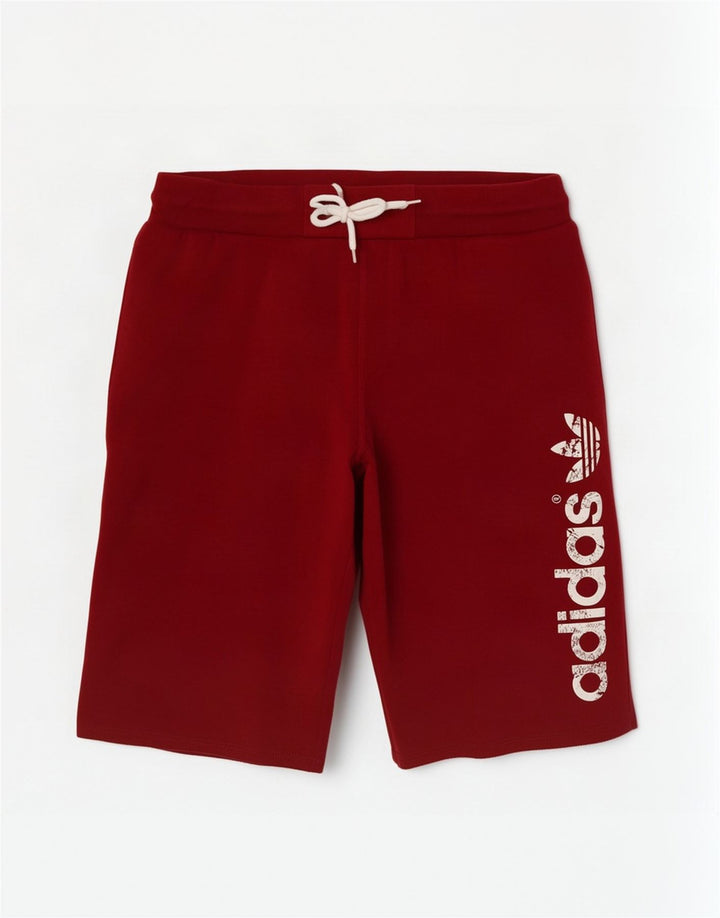 Adidas Herre grafiske sportsshorts Medium Bourgogne bomuld