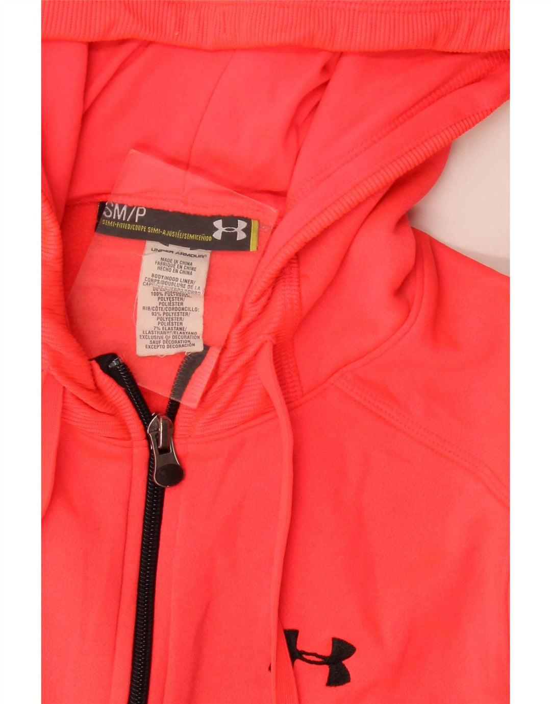 Under Armour Dame Hættetrøje Sweater UK 10 Lille Pink Polyester