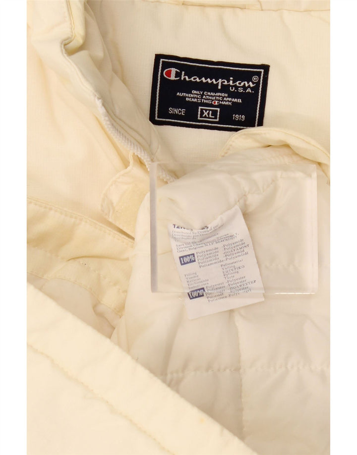 CHAMPION Womens Gilet UK 18 XL Off White Polyamid