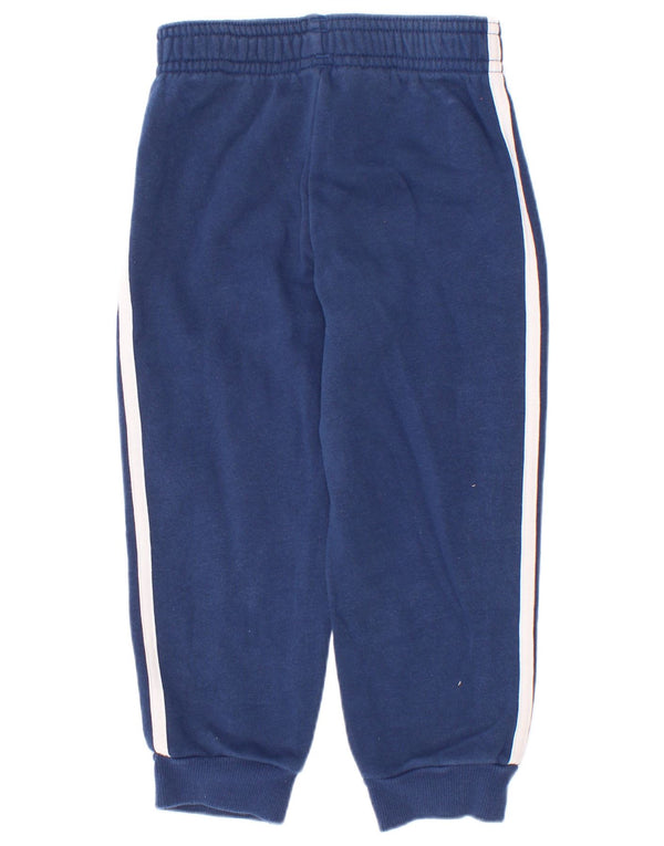 Adidas Baby Girls Joggers træningsdragt bukser 18-24 måneder marineblå bomuld