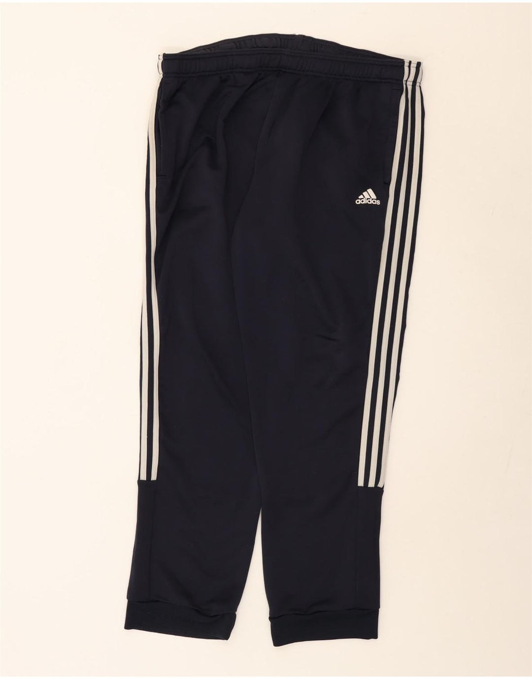 Adidas Dame træningsdragt Bukser Joggers UK 20 2XL Navy Blue Polyester