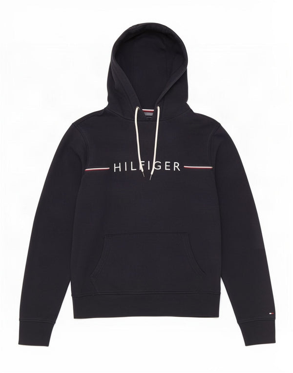 Tommy Hilfiger Grafisk hættetrøje til mænd mellem marineblå bomuld
