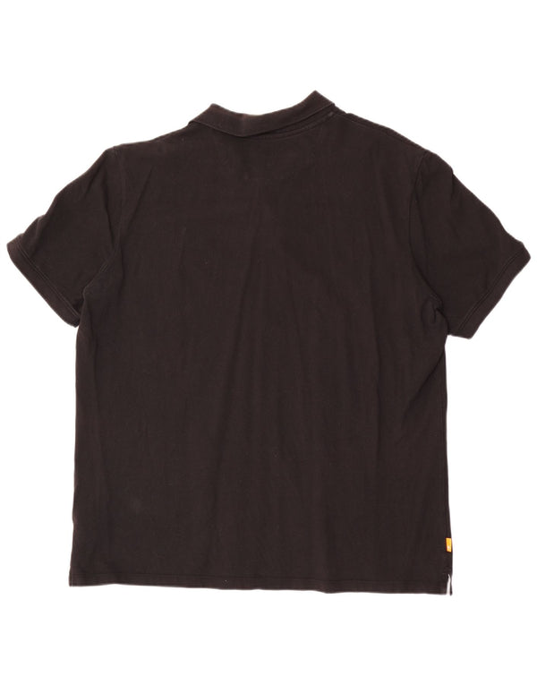Timberland Herre Regular Fit Polo Shirt 2XL Sort Bomuld