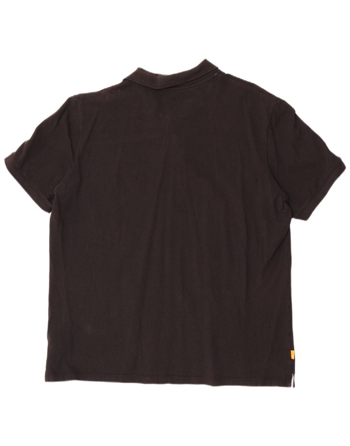 Timberland Herre Regular Fit Polo Shirt 2XL Sort Bomuld