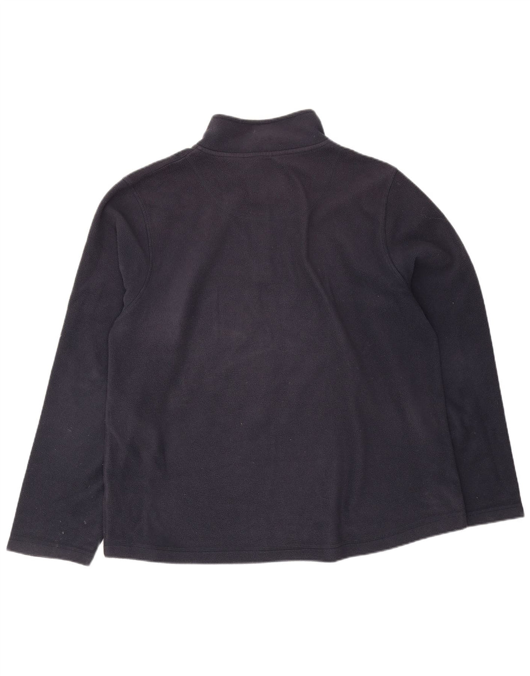 Weird Fish Herre Zip Neck Fleece Jumper 2XL Navy Blue Polyester