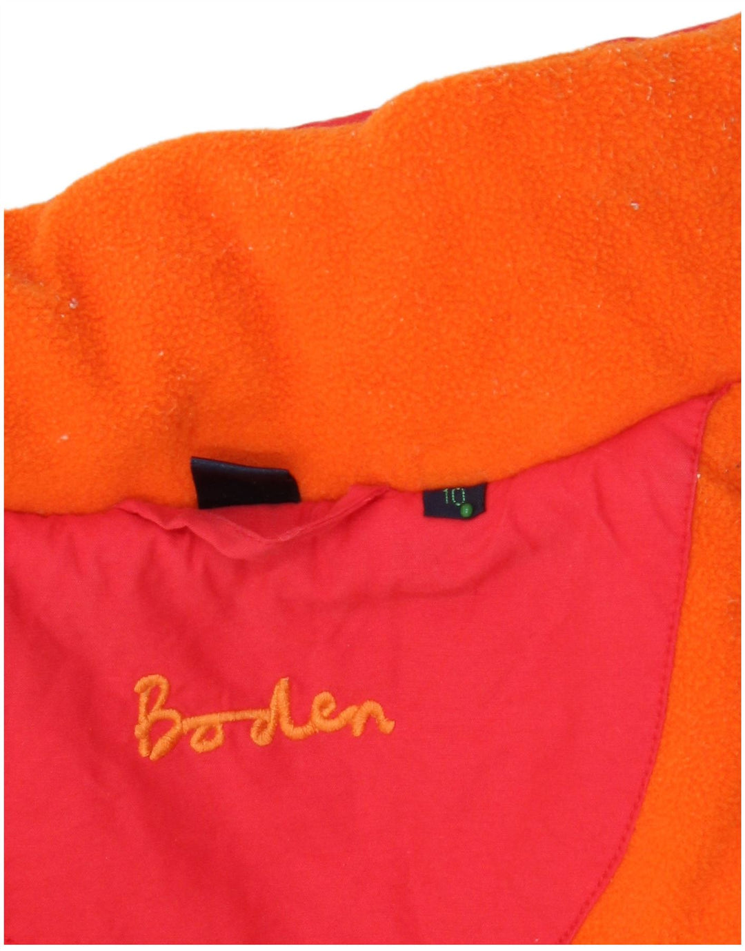 Boden Dame Polstret Gilet UK 10 Small Pink Bomuld