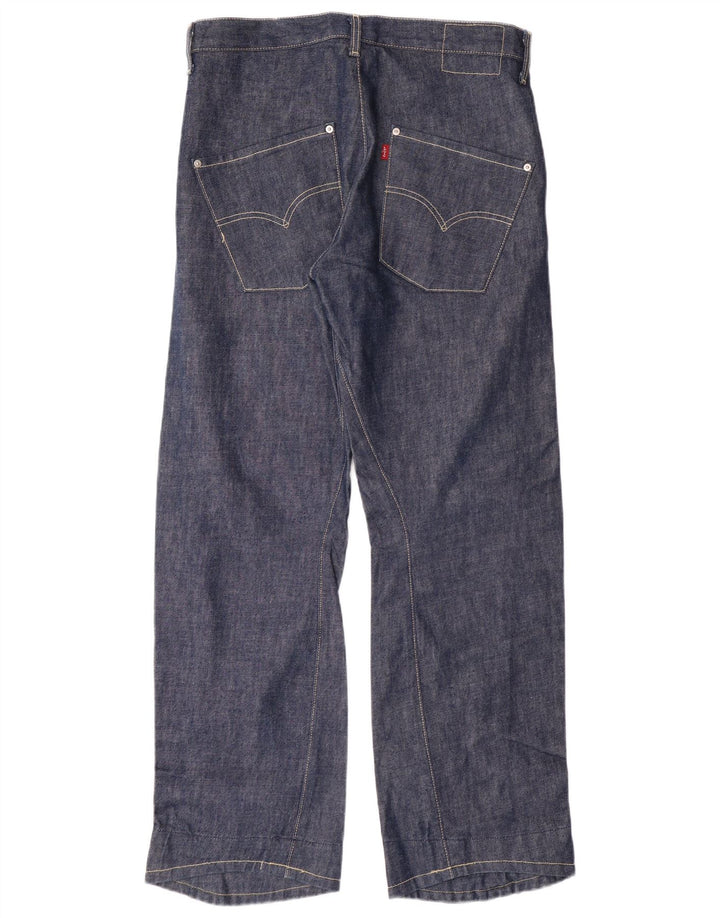 LEVI'S Herre 501 Straight Jeans W32 L30 Blue Cotton Classic