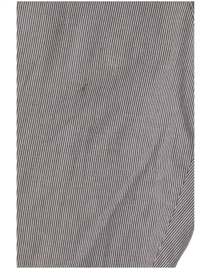 Marks & Spencer Chino Shorts til mænd W34 Large Blue Pinstripe Bomuld