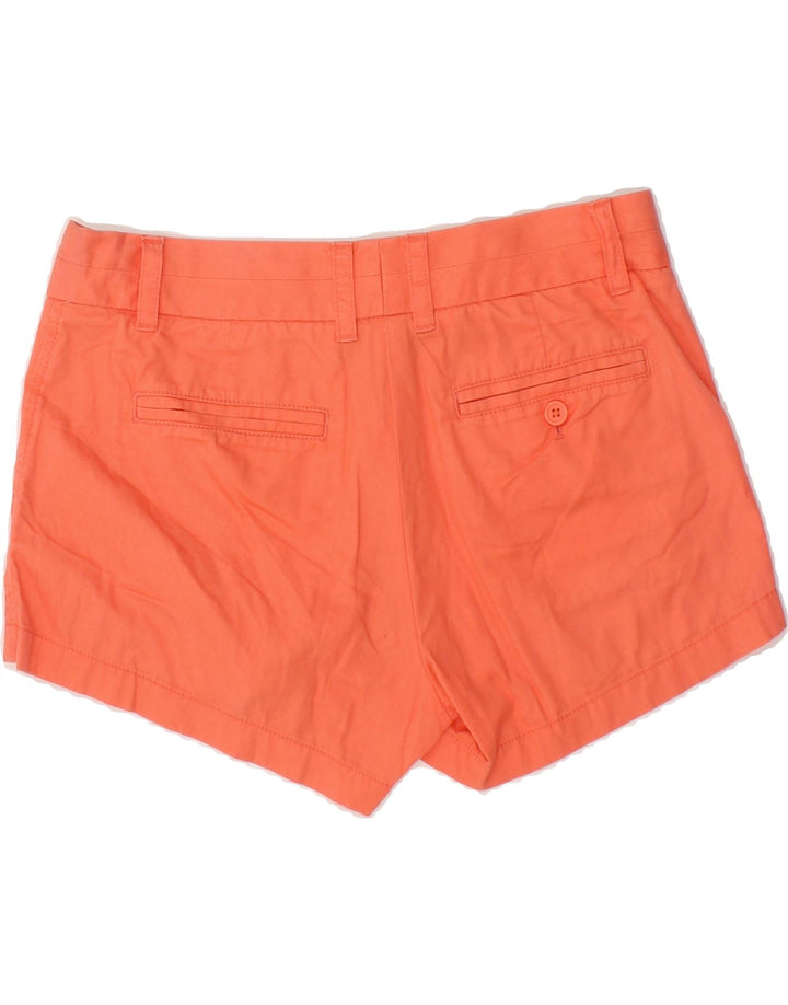 J. CREW Womens Broken In Chino Shorts US 4 Small W27  Orange Cotton Vintage J. Crew and Second-Hand J. Crew from Messina Hembry 