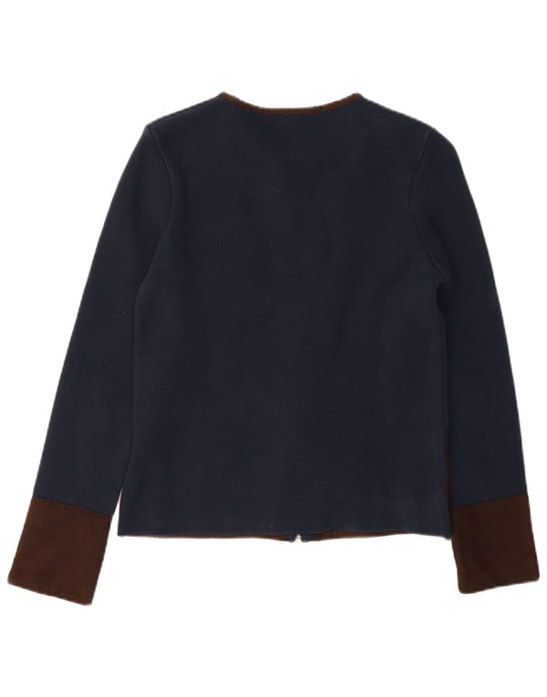 U.S. Polo Assn. Dame cardigan sweater UK 6 XS Navy Blue Colourblock