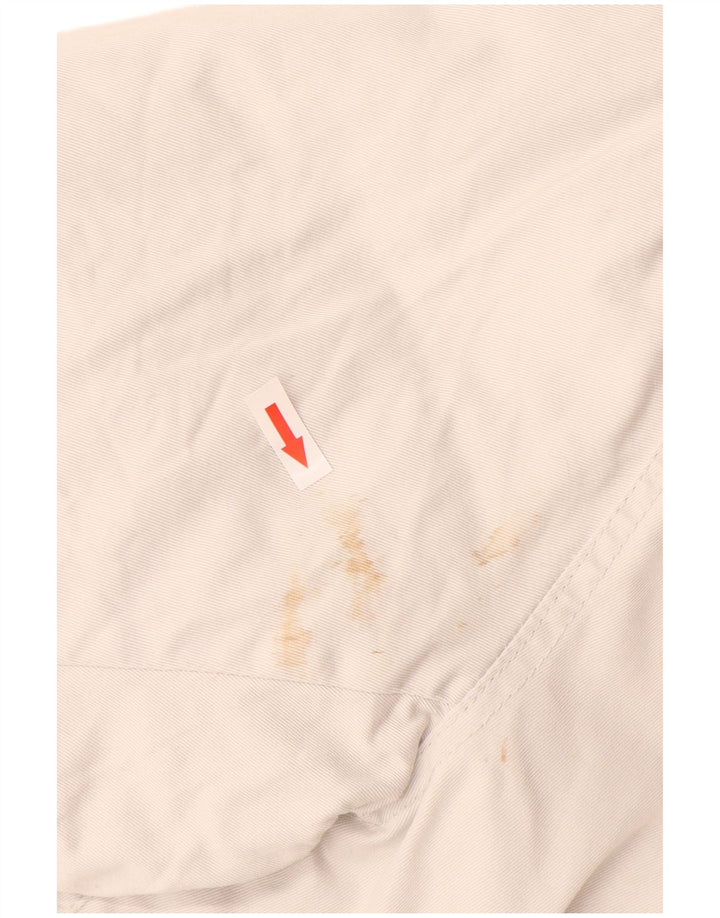 Uniform Herre Grafisk Overfrakke UK 40 Large White