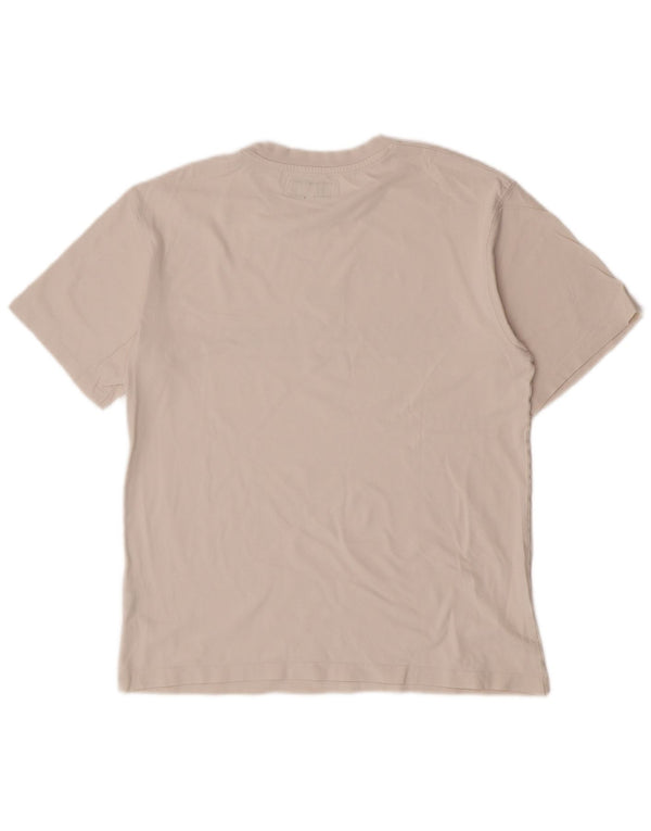 Zara Boys Grafisk T-Shirt Top 13-14 år Beige Bomuld