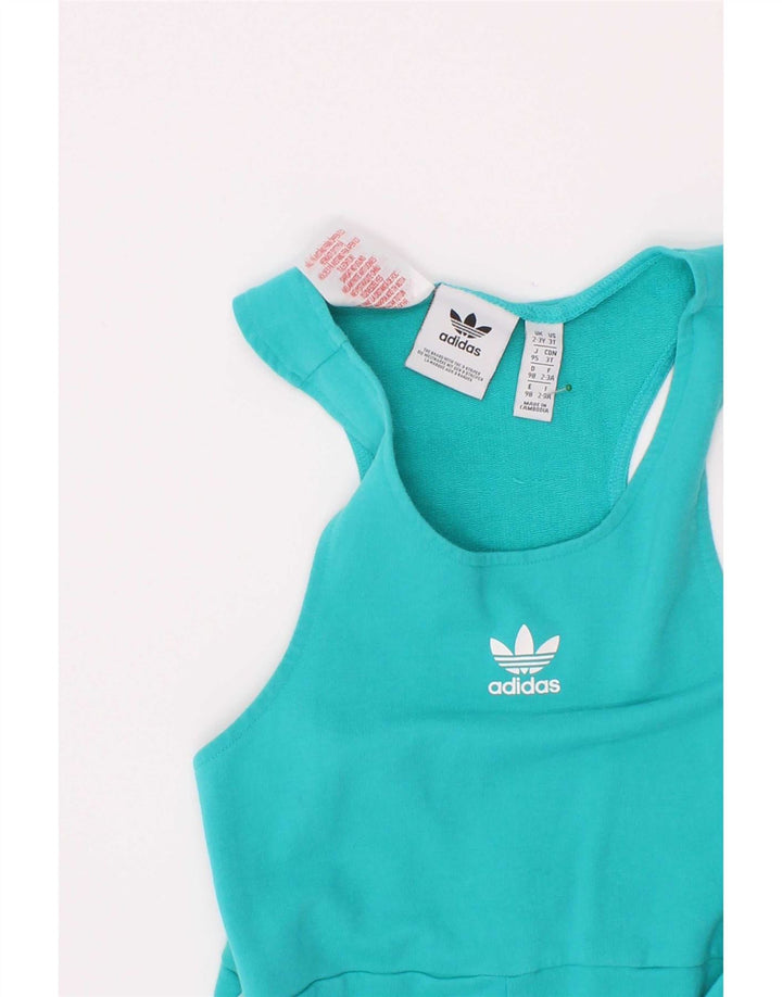 Adidas Boys Ærmeløs Jumpsuit 2-3 år Blå