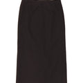 VINTAGE Womens Maxi Skirt W34 Large Black Polyester Vintage Vintage and Second-Hand Vintage from Messina Hembry 