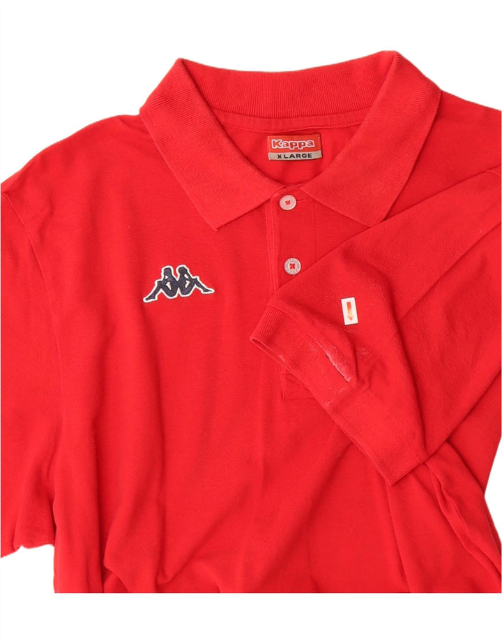 KAPPA Mens Polo Shirt XL Red