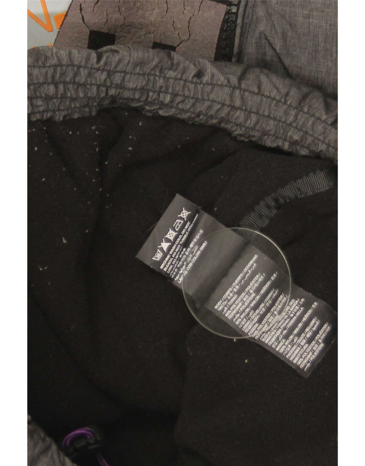 Superdry grafisk polstret jakke til kvinder UK 6 XS grå polyester