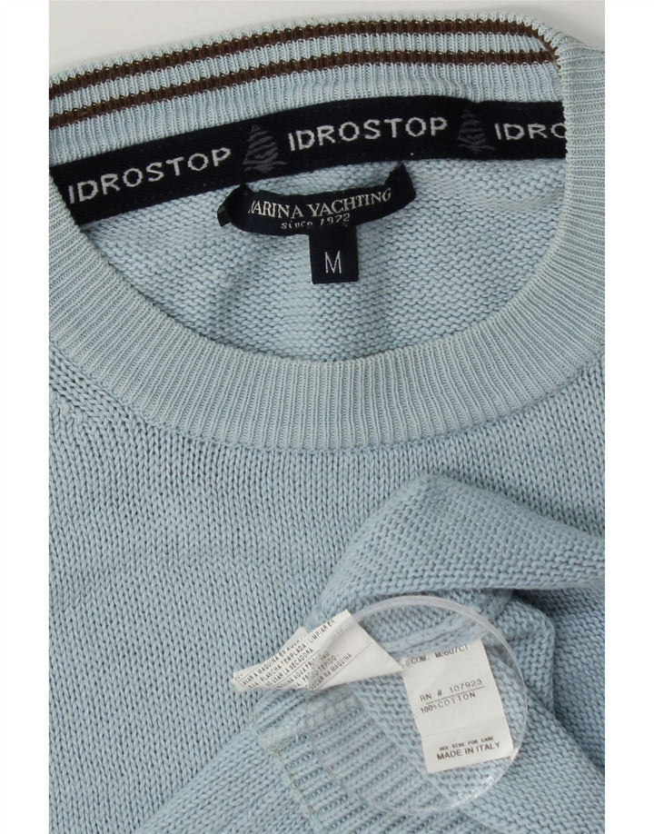 Marina Yachting Herre Crew Neck Jumper Sweater Medium Blue Bomuld