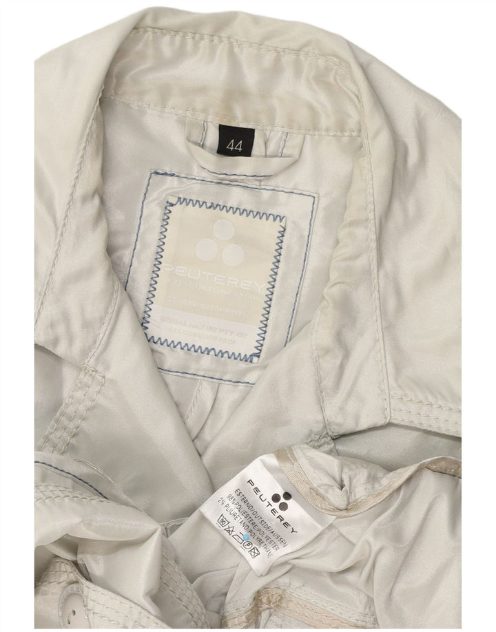PEUTEREY Trenchcoat til kvinder IT 44 Mellemgrå polyester