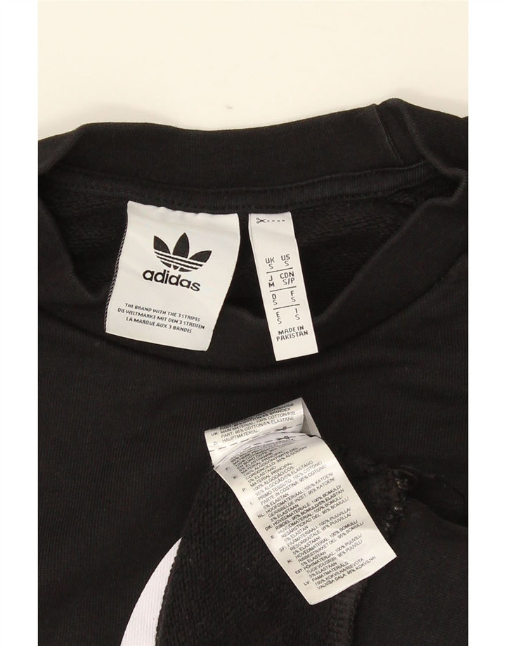 Adidas grafisk sweatshirt til mænd, lille sort bomuld
